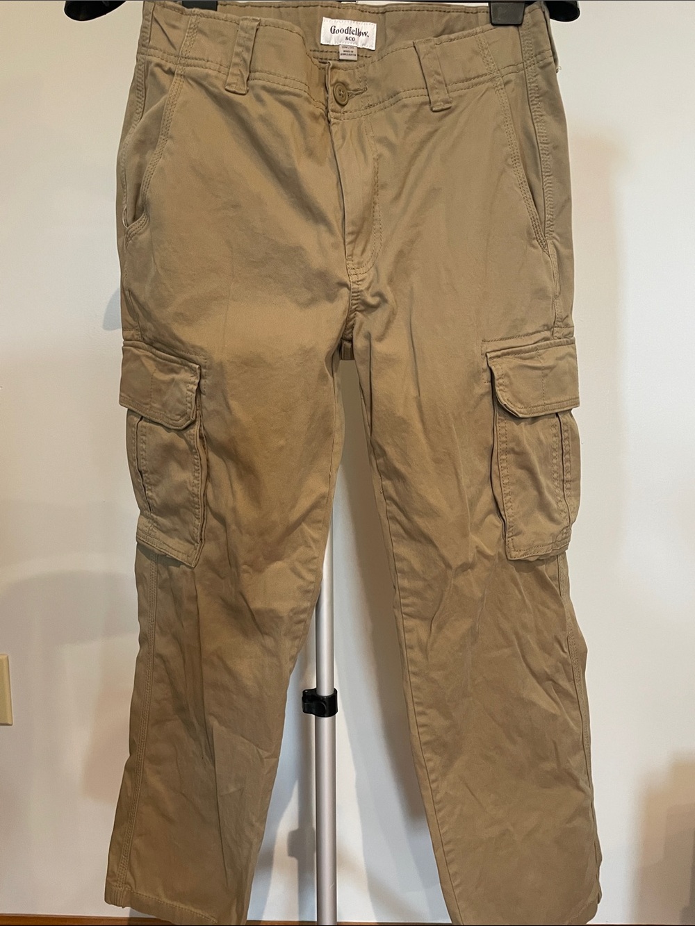Goodfellow & Co Tan Cargo Pants with Flap Pockets